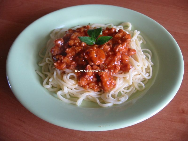 Sos pomidorowy do spaghetti